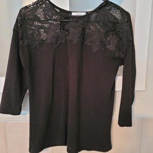89th & Madison Tshirt with Lace